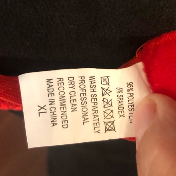 Santa Baby Red Fur Lined Multi Way Bra size XL - Picture 4 of 8